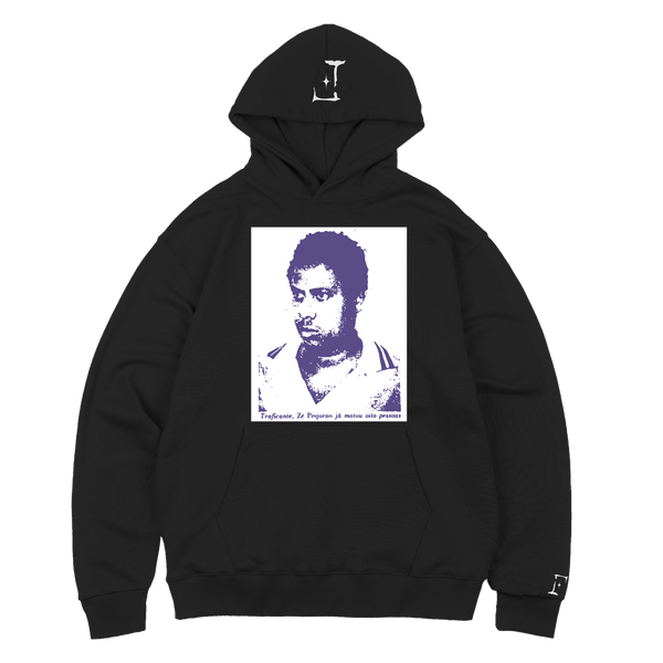 SUDADERA CON CAPUCHA ZE PEQUENHO [NEGRA]